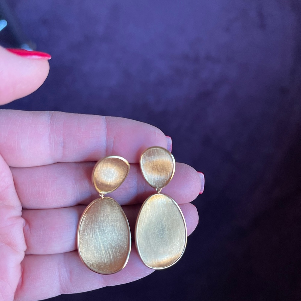 ❌❌SOLD on another site❌❌Marco Bicego double drop earrings in 18k gold